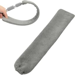 Stofwisser met Lange Steel - Plumeau Afstoffen - Huis Reinigen - Afneembare Wasbare Kop - 98.5 cm - Grijs — thumbnail 4