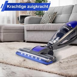 Draadloze Stofzuiger - Schoonmaak Hulp - Huishoudelijk Reinigen - 4-in-1 Functionaliteit - 0.8 Liter - Rood — thumbnail 3