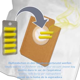 Stofzuigerzakken met Geur - Stofzuigerzakken en Verfrissers - Schoon Huis - Voordeelpakket 10 Delen - 5 Zakken + 5 Geuren — thumbnail 4