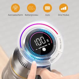 Steelstofzuiger - Draadloze Krachtpatser - Huis Reinigen - Automatische Zuigkracht - 75 Min Werktijd - Goud — thumbnail 5