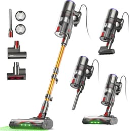 Steelstofzuiger krachtige zuigkracht lichtgewicht met snoer HEPA filter 600W 1.5L stofzuiger voor huisdieren en tapijt — thumbnail 1