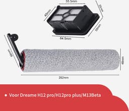 Replacements® onderdelen geschikt voor Dreame H12 Pro(+), H20, H30, M12, M13 en H13 Beta - 4-delig — thumbnail 2