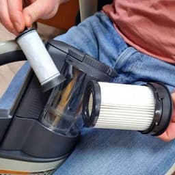 4x Fijnstoffilter set geschikt voor Miele Triflex HX1 Facelift & HX2 steelstofzuigers Alternatief vervanging filter HX-FSF — thumbnail 5