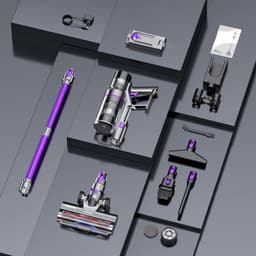 Kruimeldief Best Verkocht - Kruimeldief Snoerloos - Handstofzuiger Draadloos - Handstofzuiger 4 In 1 - Steelstofzuiger - Steelstofzuiger Draadloos - Steelstofzuiger Zonder Zak Op Accu - Met Touchscreen - Multifunctioneel — thumbnail 4