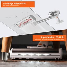 JONR® Steelstofzuiger - Stofzuiger - Stofzuiger robot - Steelstofzuiger Draadloos - Steelstofzuigers - Steelstofzuiger Zonder Zak Op Accu - Stofzuiger Draadloos — thumbnail 5