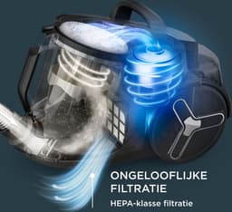 Rowenta Green Force Cyclonic Effitech+ RO7C66 - Stofzuiger - Zonder Zak - Energiezuinig - Geschikt voor Allergieën — thumbnail 5