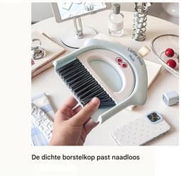Stoffer en blik set - Bezem en blik - Dagelijks schoonmaken - Fijnstof verwijdering — thumbnail 5