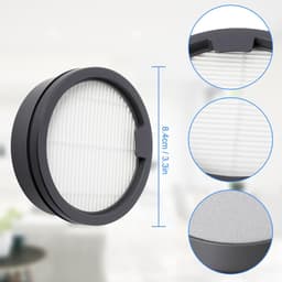 Dailygoods- HEPA-filter 2 stuks - stofzuigerfilter - wasbaar - herbruikbaar - compatibel met Dreame H12 Dual/M12/H13 Pro - hoogwaardige materialen — thumbnail 5