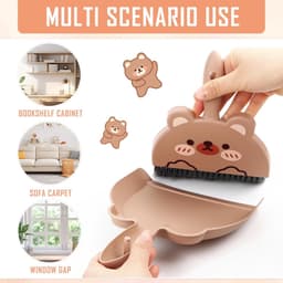 Kleine Bezem en Stoffer Set - Handveger voor Keuken, Bureau en Kleine Oppervlakken — thumbnail 5