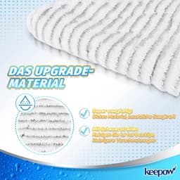 10 Stück für Vileda Steam Plus XXL Dampfreiniger Ersatzbezüge, Waschbar Mikrofaser Ersatzbezug für Vileda Dampfreiniger - für Vileda Steam XXL Dampfreiniger Ersatzbezüge (5 Grau + 5 Weiß) — thumbnail 4