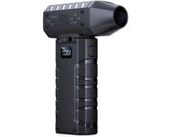 Luchtblazer Krachtige Turbo - Stofverwijderaar - Werkplek Reinigen - Borstelloze Motor - 143x39mm - Zwart