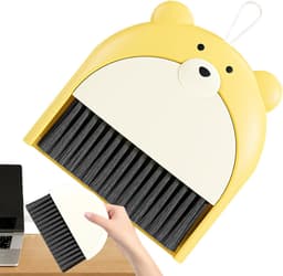 Mini bezem stoffer - Kleine reiniger - Bureau schoonmaken - Compact en handig - 18x23.5 cm — thumbnail 5