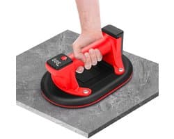 Elektrische Zuignap - Vacuüm Lifter - Zware Objecten Verplaatsen - Automatische Aan/Uit - 240mm Diameter - Zwart