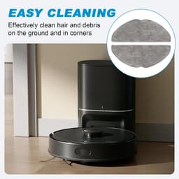 6 stuks wasbare microvezel dweildoeken als vervanging-compatibel met Tapo RV30 Max Plus, Tapo RV30 Max, Tapo RV20 Max Plus en Tapo RV20 Max Plus- eenvoudig te installeren- herbruikbaar — thumbnail 2