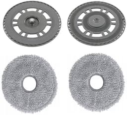2 x Mop pad houder tray + 2 x mop dweildoek + 2 x stofzuigerzak compatibel met Dreame X30 / X40 / Ultra L10s ULTRA PRO HEAT - Hoogwaardige vervanging — thumbnail 2
