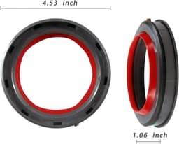 Vaste afdichtingsring voor de stofbak - Siliconen afdichtingsring voor de bodem van de stofbak - Geschikt voor Dyson V11 V15 SV14 SV15 SV22 stofzuigers - Vervangingsonderdeel + T8-schroevendraaier — thumbnail 4
