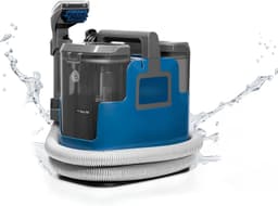 Vlekkenreiniger - Draagbare Wasstofzuiger - Dubbele Watertanks - Blauw - 34cm x 23cm x 36cm — thumbnail 1