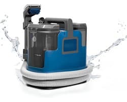 Vlekkenreiniger - Draagbare Wasstofzuiger - Dubbele Watertanks - Blauw - 34cm x 23cm x 36cm