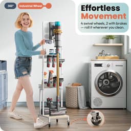 Stofzuigerstandaard - Vrijstaand - Met accessoirehouder — thumbnail 5