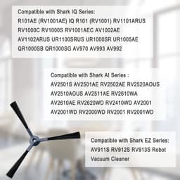 Zijborstels voor robotstofzuiger - 8 stuks - Polycarbonaat — thumbnail 5