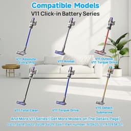 Snap-in Batterij voor Dyson V11 en V15, 3900mAh — thumbnail 3