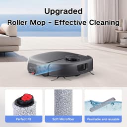 Pyreta - C28 Accessoires Vervanging geschikt voor eufy C28 Omni Stofzuiger, C28 Accessoires Kit Inclusief 1 Hoofdborstel, 1 Roller Mop, 4 Zijborstels, 4 HEPA-filters, 6 Vervangende Stofzakken — thumbnail 3