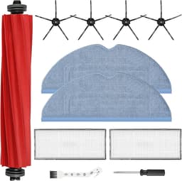 11 stuks accessoires gescht voor Roborock S7/S7 Plus/S7 MaxV/S7 MaxV Ultra/S7 Pro Ultra robotstofzuiger, 1 hoofdborstel, 2 dweilpads, 2 HEPA-filters, 4 zijborstels, 1 reinigingsborstel, 1 schroevendraaier — thumbnail 1