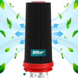 Sillar set 3 stofzuigerfilters, wasbaar, herbruikbaar, geschikt voor Bosch Flexxo Series 4, vervangende filters, schuimfilter, hoofdfilter, vervanging 12026520 / 12027764 — thumbnail 3