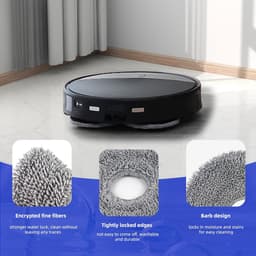 10R schoonmaakdoekjes geschikt voor Roborock QV 35A/QV35S, Qrevo S, Qrevo Pro, Saros 10R/Z70, Qrevo Edge/Curv/Master/Slim, Qrevo S5V robotstofzuiger, verbeterde microvezel, wasbaar en herbruikbaar — thumbnail 3
