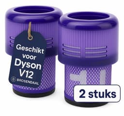 Brosendaal Filter geschikt voor Dyson V12 - Geschikt voor alle V12 modellen - SV20 | SV26 | SV30 | SV46 - Uitwasbaar en Herbruikbaar - 2 stuks — thumbnail 1
