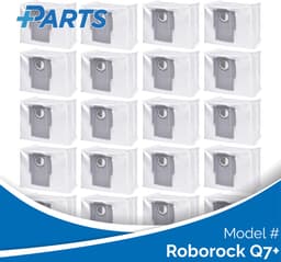 Roborock Q7+ Stofzakken (20 Stuks, Plus.Parts® alternatief voor 8.02.0132) — thumbnail 1