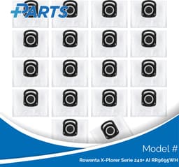 Rowenta X-Plorer Serie 240+ AI RR9695WH Stofzakken (18 Stuks, Plus.Parts® alternatief voor ZR200540) — thumbnail 1