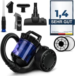 MMP® Steelstofzuiger met snoer - Steelstofzuiger - Stofzuiger - Zwart - 112cm x 25cm x 58cm — thumbnail 1
