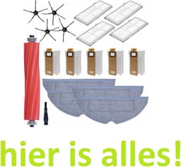 Set filters rollen borstels moppen zakken compatibel met Roborock S7 S7+ S7 Max S70 S75 T7S - hoogwaardige vervanging - Roborock S7 2021 - Roborock S7 - Roborock S7 Plus - Roborock S7 Max - Roborock S70 - Roborock S75 - hier is alles! — thumbnail 1