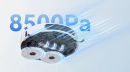 Imou RV3 - Robotstofzuiger met grondinge dweilborstels - Razendsnelle inkaartbrenging door LIDAR sensor - Opslag Plattegrond 3 Verdiepingen - Automatische lediging - AI Aangedreven door Imou Sense - 8500 Pa - 180 minuten aaneengesloten reinigen — thumbnail 4