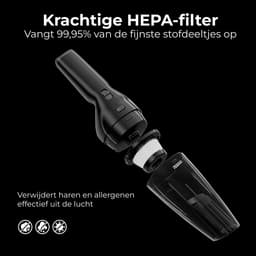 HEPA filter set - 4 stuks - Zedar S500 kruimelzuiger — thumbnail 5