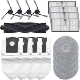 17-delige accessoire set Geschikt voor de Dreame X40 Ultra / X40 Ultra Complete / L40 Ultra robotstofzuiger. Inclusief: 1 hoofdborstel, 4 filters en 4 stofzakken. — thumbnail 1