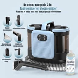REN® Tapijtreiniger machine - Tapijtreiniger - Tapijtreiniger apparaat - Zwart - ‎32cm x 19cm x 32cm — thumbnail 1