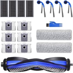 18Stuks -Accessoires Set Geschikt voor Ecovacs Deebot T80 Omni - Inclusief 1 Hoofdborstel - 6 Stofzakken (3L) - 4 Zijborstels - 4 HEPA-Filters - 2 Mopdoeken -1 borstel- Complete Reserveonderdelen Kit — thumbnail 1