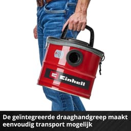 Aszuiger - Kachelreiniger - Haard Schoonmaken - Inclusief Voorfilter - 18 Liter Reservoir - Rood Zwart — thumbnail 2