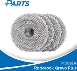 Roborock Qrevo Plus Dweilpads (4 Stuks, Plus.Parts® alternatief voor 8.02.0246) — thumbnail 1