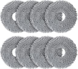 8x Dweilpads geschikt voor Dreame L10s Pro Ultra ,L10s Ultra Gen 2, L10s Ultra Heat - Microvezel Moppads - Wasbaar — thumbnail 1