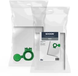 SQOON® Stofzuigerzakken geschikt voor SEBO Airbelt D - Gelijk aan model: 8120ER - High Filtration voor optimale stofopname 8 stuks — thumbnail 3
