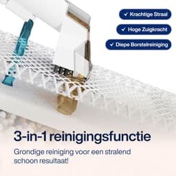 RFWR® Tapijtreiniger met krachtige motor en dubbele watertank, compact handapparaat voor tapijten en meubels — thumbnail 2