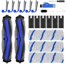 PromoHome Onderdelenset voor Ecovacs Deebot X11 OmniCyclone/X11 Pro Omni/X9 Pro Omni Robotstofzuiger - 20 stuks (2 Hoofdborstels, 6 Filters, 3 Reinigingsrollen, 6 Zijborstels) — thumbnail 1