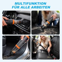 SnelShoppen - Autostaubsauger Akku 4-in-1 Handstaubsauger Kabellos 20000Pa Mini Staubsauger met 2 Saugmodi, Oplaadbaar en Draagbaar voor Auto, PC, Sof — thumbnail 2