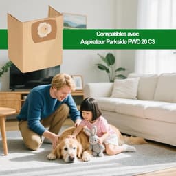 Stofzuigerzakken voor Parkside PWD 20 C3 465627_2404 — thumbnail 3
