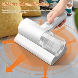 Thijox - Mijtzuiger voor Matrassen met UV-licht, Draadloze Bedstofzuiger, 20 kPa Zuigkracht, Mini-handstofzuiger voor Matras, Bedden en Banken, ABS Ma — thumbnail 3