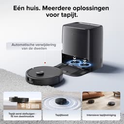 Roborock Qrevo 2 Pro Set-Robotstofzuiger-FlexiArm-technologie-25000 Pa-dubbel anti-klitsysteem-Intensieve tapijtreiniging 15 mm Dweilverhoging-Drogen met 45°C hete lucht en zelfreiniging op 75°C-Roborock SmartPlan 3.0-Reactive Tech obstakelvermijding — thumbnail 2