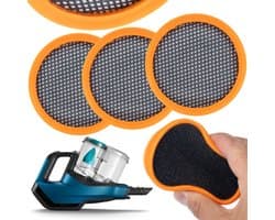 Rosfix Filter Vervanging - HEPA Wasbaar - 3 Stuks - Herbruikbaar - Oranje - Geschikt voor Philips